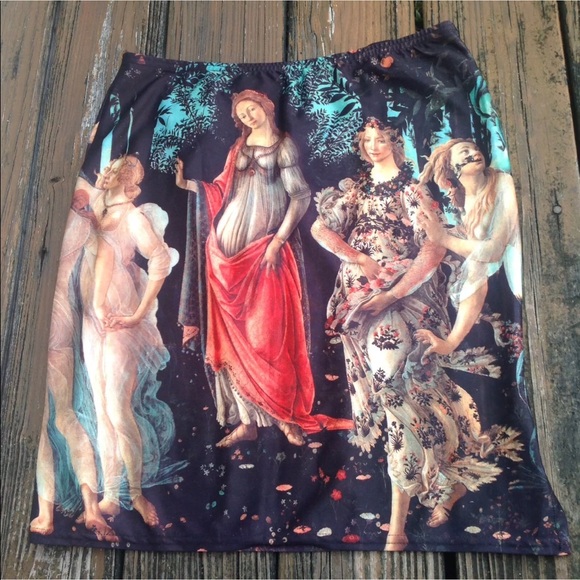 Tripp nyc Dresses & Skirts - Boticelli’s Spring Painting Skirt Sz L Tripp NYC
